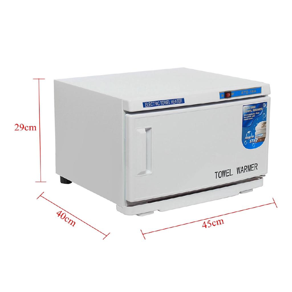UV Hot Sterilizer Disinfection Towel Warmer Cabinet Salon Facial Beauty New 16L