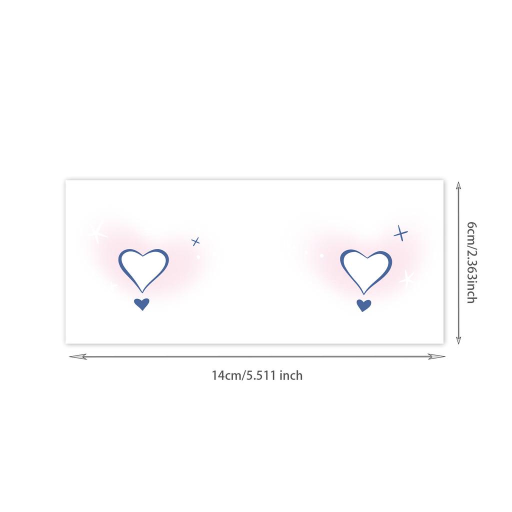 Girls And Children Cute Face Makeup Creative Face Sticker Rich Fireworks Makeup Sticker Tattoo Sticker