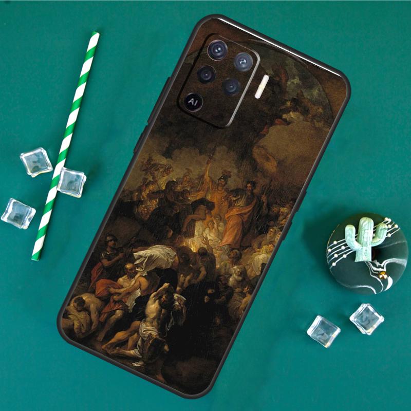 

Renaissance Art Painting Case For Oppo A80 A40 A60 A16 A76 A96 A91 A15 A17 A74 A94 A54 A57S A18 A38 A58 A78 A98 Cover OPPO A60 5G