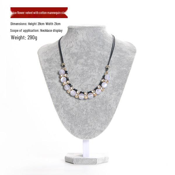 Pendant Necklace Display Stand Mannequin Jewelry Holder