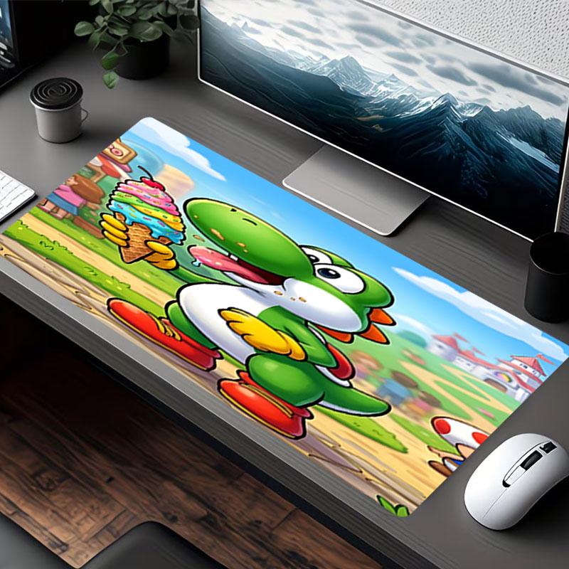 Yoshi Print Mouse Pad, for Keyboard Pad Laptop PC Mat for Office Home Use, Desk Decor, Perfect Birthday Gift for Gamers