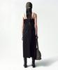 INSILENCE WOMEN Parachute Shirred Dress Black