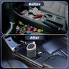 Keria Car Trash Can Bin With Lid - Mini Car Garbage Can Cup Holder-Small Leakproof Vehicle Trash Garbage Can Bin-Automotive Car Organizers And