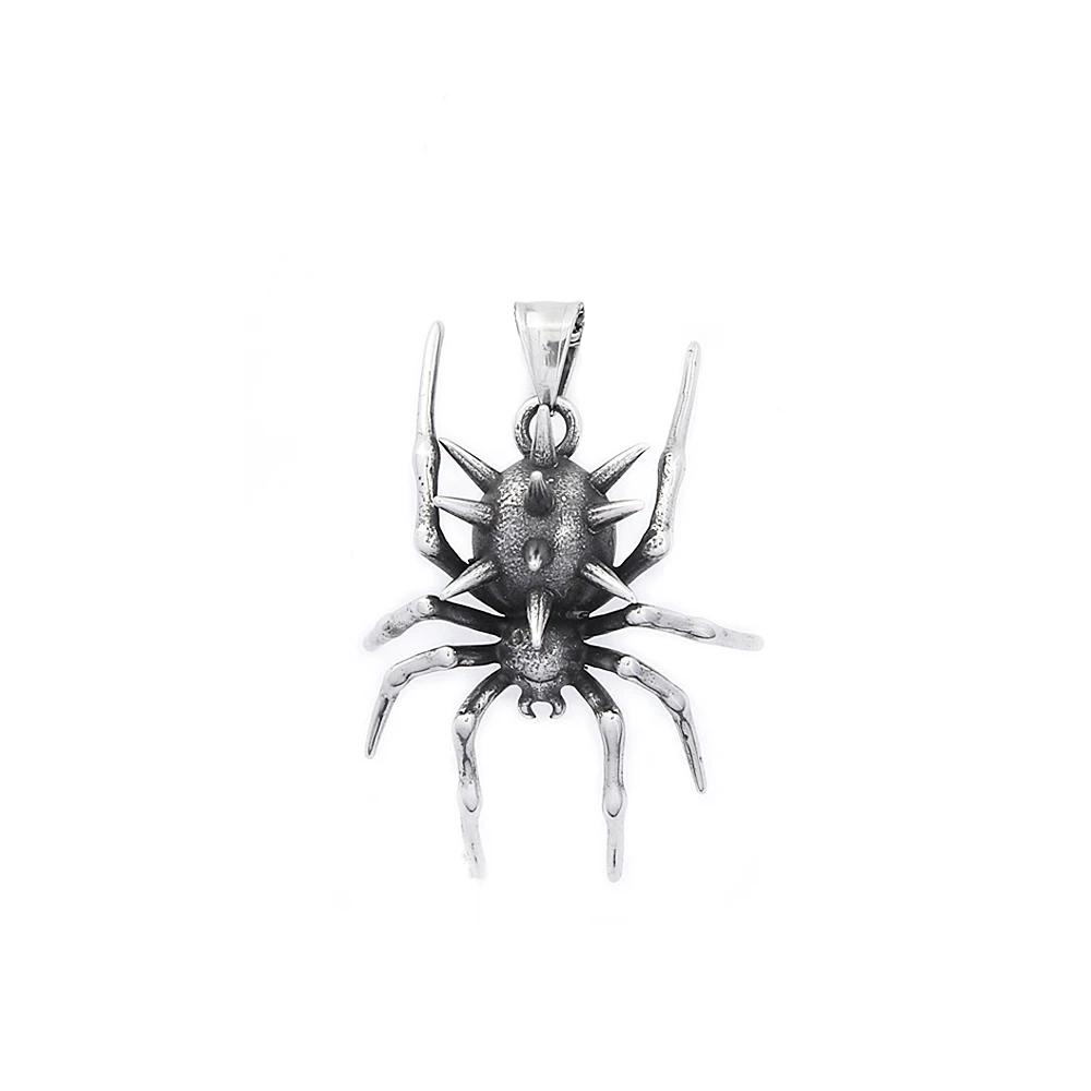 New Vintage Punk Spider Ring 316L Stainless Steel Gothic Biker Singular Animal Rings For Men Women Party Jewelry Gifts Wholesale