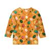 Children's 3/4 Sleeve Tops Casual Print T Shirt Round Neck Pullover Blouse