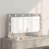 Rectangular Washbasin Mirror Concrete Grey 80 x 45 x 18 cm