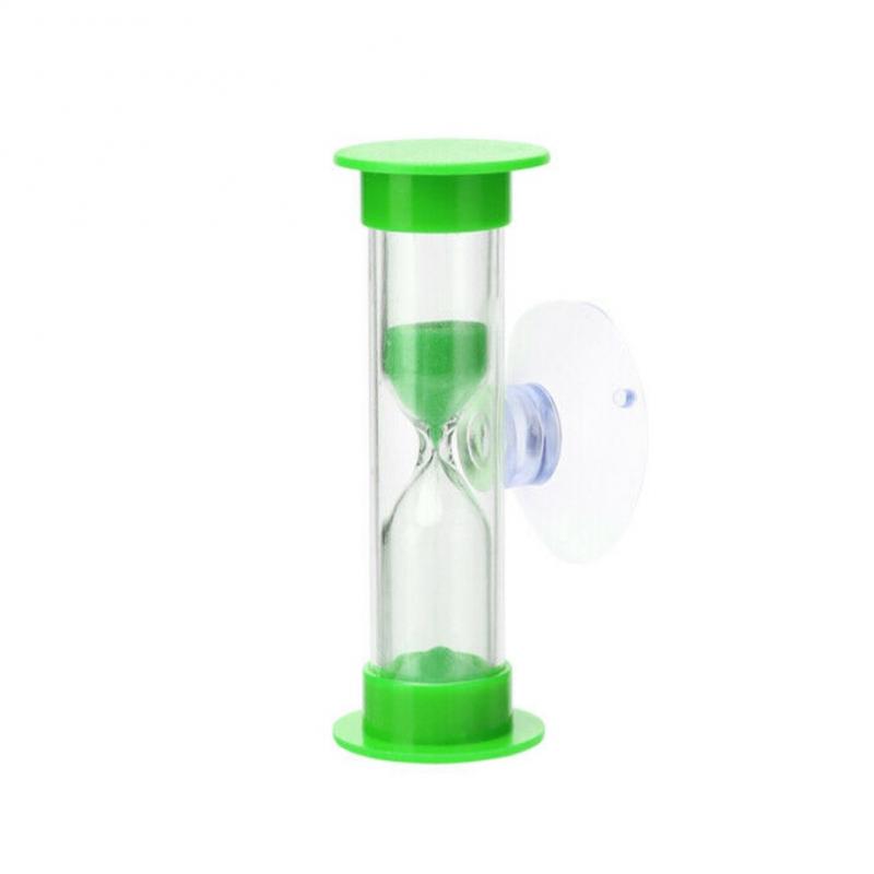 2/3 Minute Brushing Tooth Shower Timer Children Plastic Suction Cup Hourglass Sand Clock Desktop Ornament