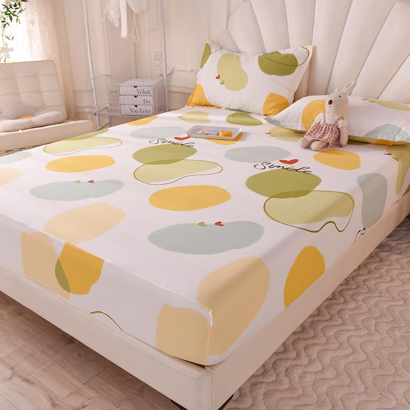 Fitted Sheet Home Bed Cover Summer Spring Winter Mattress Covers With Elastic (Without Pillowcase)