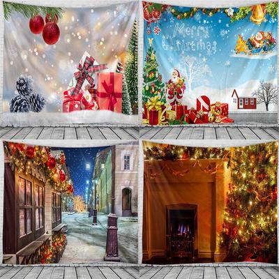 Home Decor Tapestry Christmas Bedroom Dorm Tapestry Christmas Party Backdrop Wall Decor Tapestry Tapeçaria De Natal