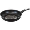 Strong and Lightweight Rimmed Frying Induction and Gas Silkware EK Diamond Dear Pan, 30cm, Compatible, PFOA-Free, PFOS-Free, Coat, Black,