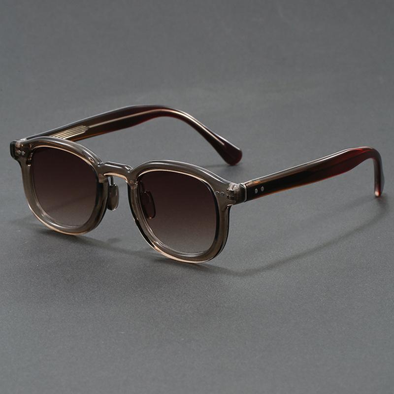 Retro Square Sunglasses Propionate Pin Durable Men and Women Same Fashion Glasses