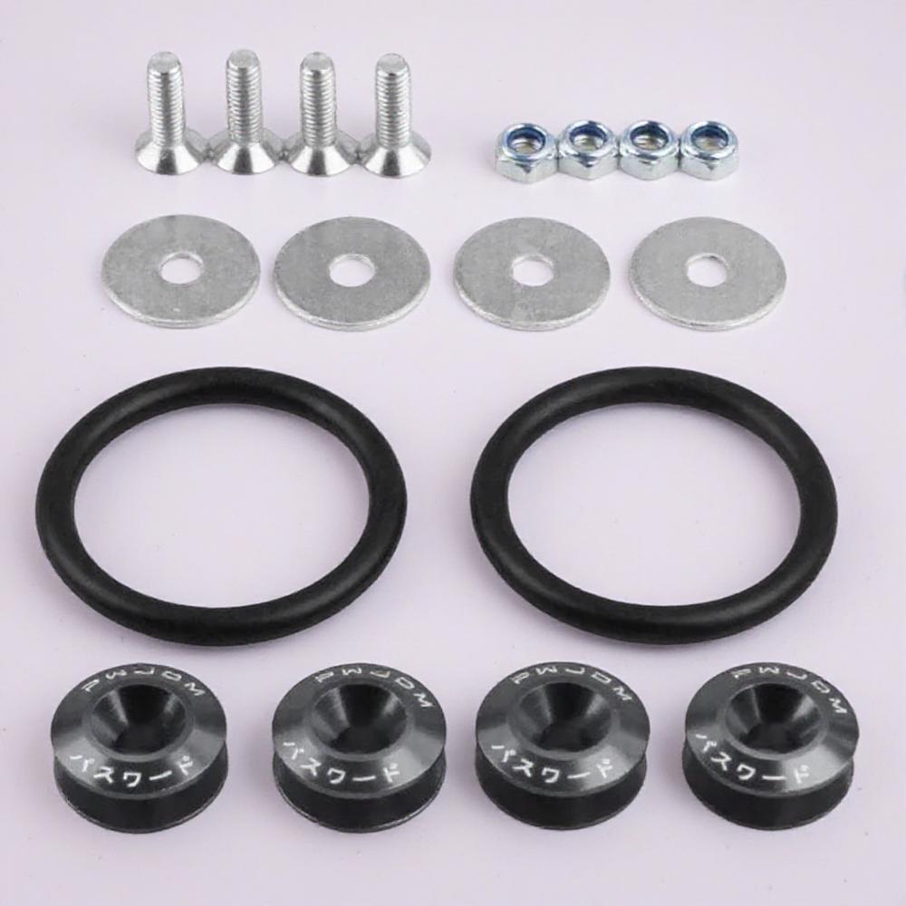 

18Pcs Car Quick Release Fasteners Compatible with Front Rear Bumpers Trunk Hatch Lids Auto Clip Accessories