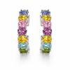 Versatile Colorful Zirconia Earrings - Elegant & Unique Fashion Studs