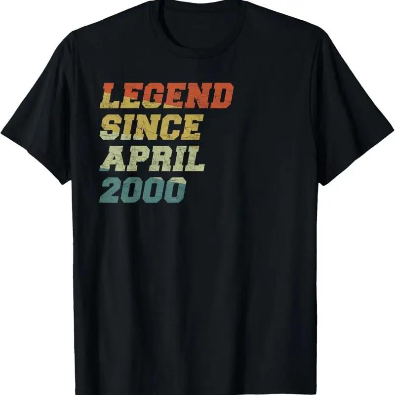 25 Years Old Legends Since April 2000 25Th Birthday T Shirt S разноцветный