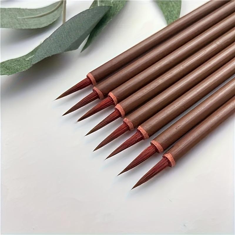 1pcs Detail Paint Brush Fine Pointed Tip Miniature Brushes For Acrylic Watercolor Oil Drawing Brush