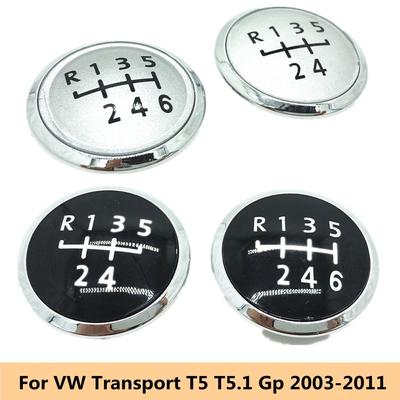 Hlavice řadicí páky Číslo rychlosti Odznak čepice pro Volkswagen Transport T5 T5.1 Gp 2003-2011