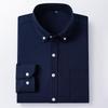 Camicia Oxford da Uomo 100% Cotone Manica Lunga Casual Morbida Traspirante Business Casual Vestibilità Regolare Elegante Camicia Sociale