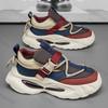 Mode 2025 Frühling Neue Herrenmode Trend Freizeitschuhe Mesh Atmungsaktiv Bequem Vielseitig Schuhe mit dicker Sohle Low Top Chunky Sneakers