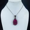 Ruby Pendant Gemstone Jewelry, 999 Copper Wire Wrapped Handmade Pendant, Latest Design Jewelry
