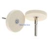 31GJ 50mm 2"Compressed Wool Fabric Disc Polishing Buffing Pads for Fine Polishing