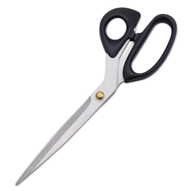 Straight Head Stainless Steel Sharp Blade Korean Barbecue Clips ABS Handle Household Vegetables Salad Kitchen Scissors
