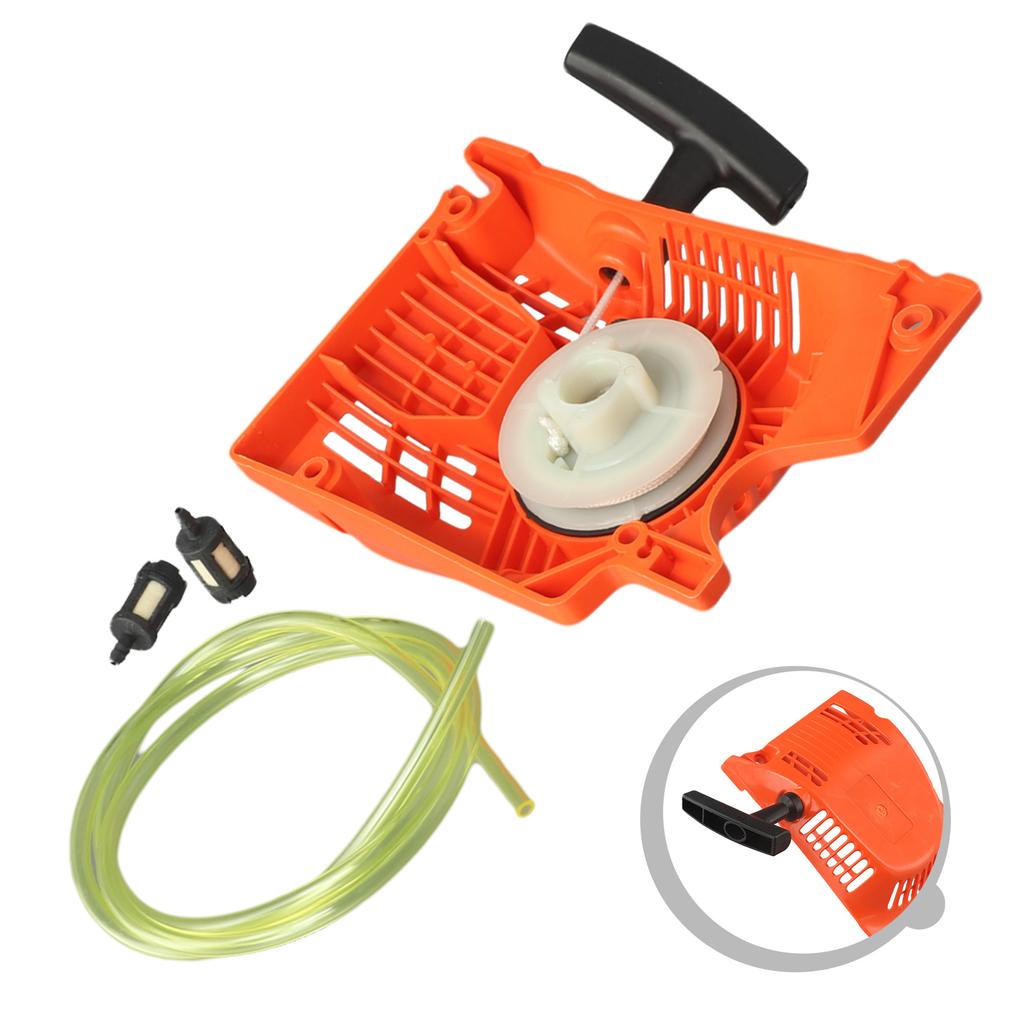 245 Pull Starter For Raptor 4pcs Chainsaw Accs Chainsaw FX-KSP155 Hose Parts Petrol filter Pull Starter Kit Set