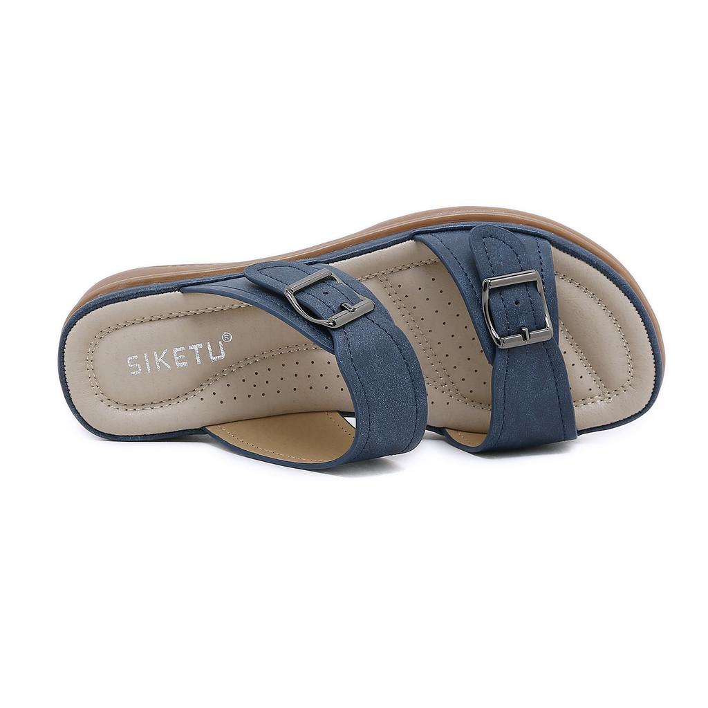 Fashion Shoes for Women Platform Sandals Summer Fashion Women Wedges Comfortable Slip on Shoes Plus Size 36-42 Sandalias De Mujer