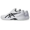 ASICS COURT HUNTER FF 1071A111 Indoor Sports Size 101 Size 2E Men's Shoes, (White/Black), 25.5 cm,
