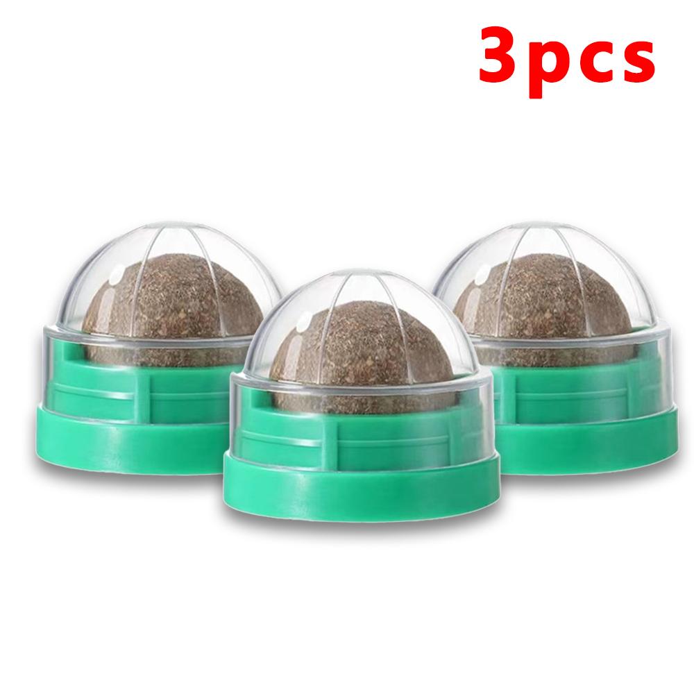 Katzenminze Bälle Lustiger Leckbarer Katzensnack Katzenminze Bälle Kätzchen Spielen Kauen Zähne Putzen Spielzeug Für Kleine Mittlere Katzen Haustierbedarf