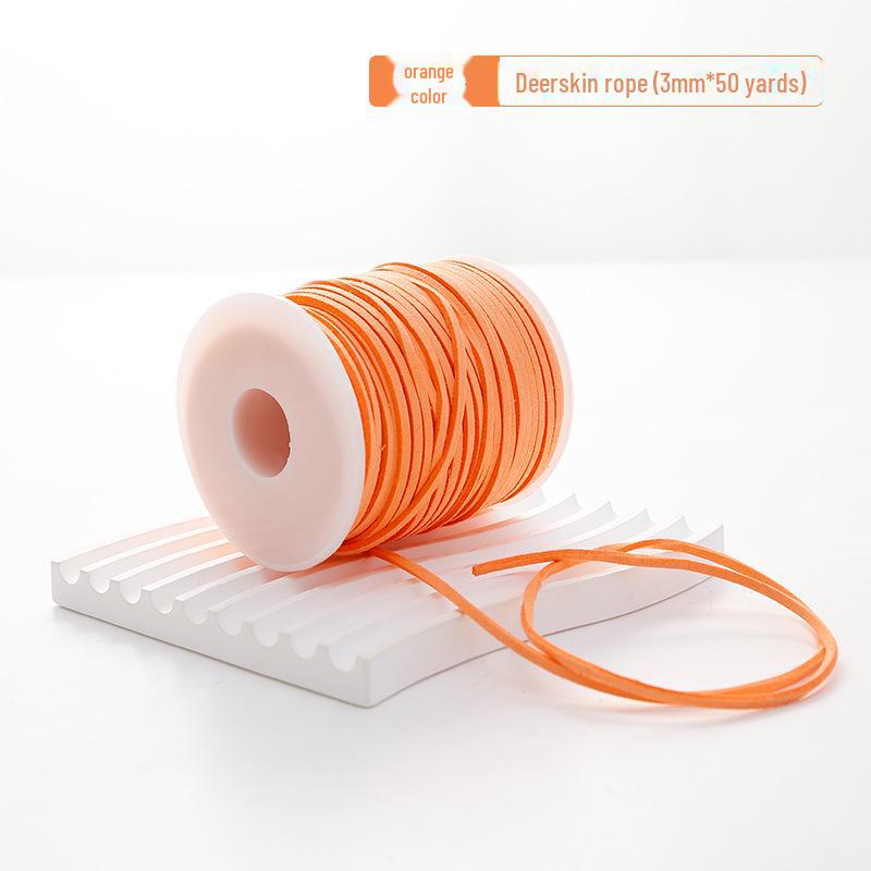 Koreanisches Hirschleder Wildleder Blumenband & Samt Schleife für DIY Dekoration