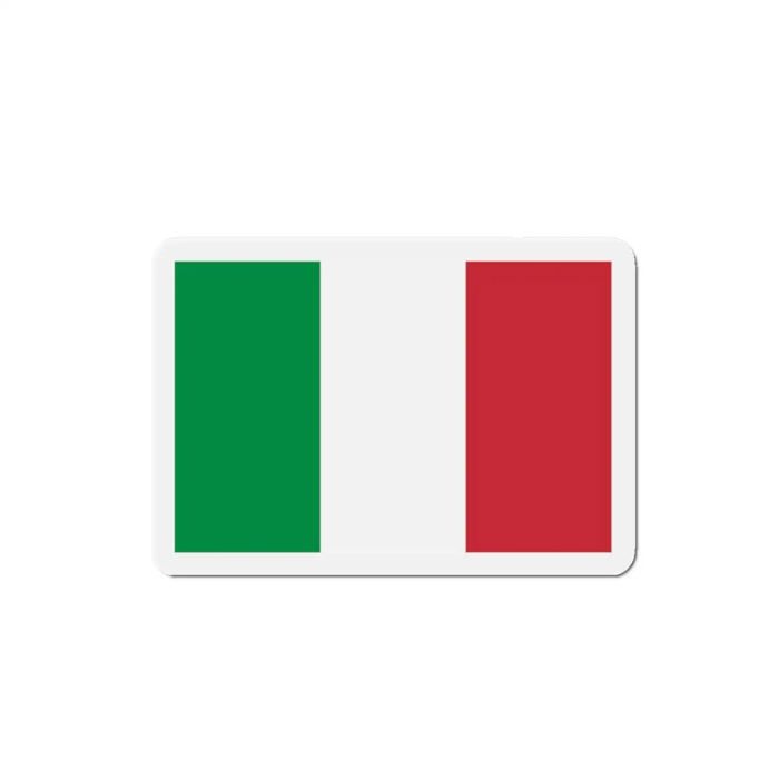Aimant Drapeau Italie - Multicolore - 8 cm - 50 pièces - Résine synthétique - Mixte