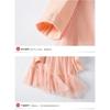 2026 Girls Long Sleeve Pink Princess Dress Solid Color Tulle Skirt Kids