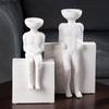 Abstract Figures Statue Ornaments Desk Decoration Creative Modern Crafts Ceramic Characters Sculpture Room Aesthetic Decor