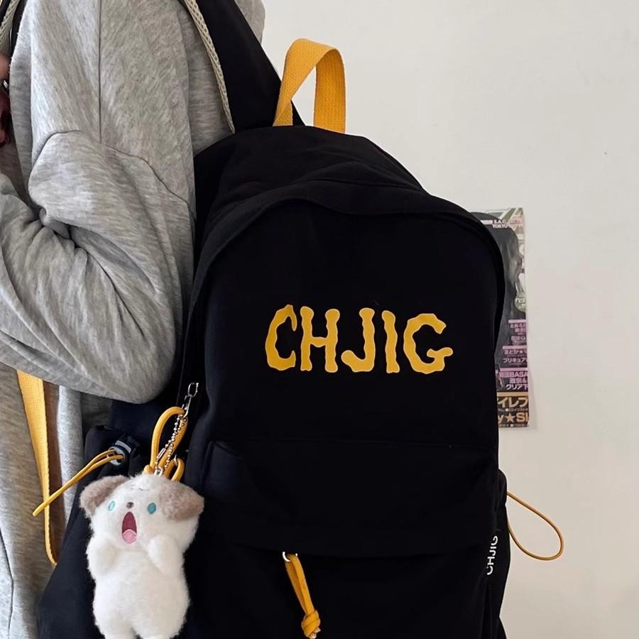 Schoolbag Japanese Retro Schoolbag Junior High School Students Girls Ins Niche Solid Color Backpack Students School Light Backpack Boys