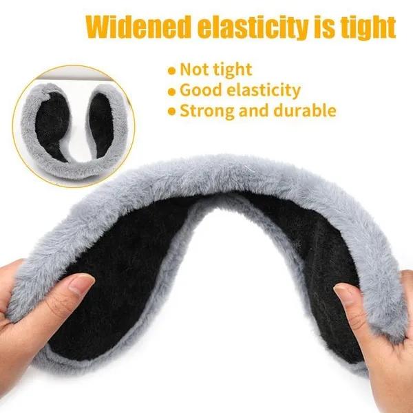 Winter Warm Outdoor Earmuffs Women Men Windproof Soft Thickening Furry Ear Warmers for Cold Weather