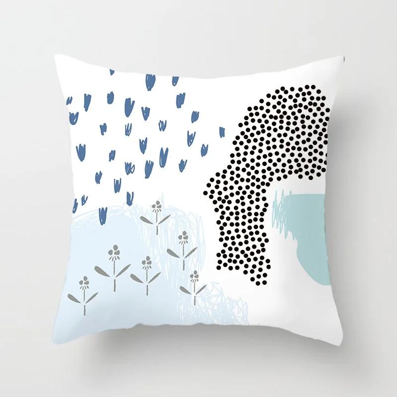 Cartoon Cute Pattern Pillowcase Office Living Room Car Ornaments Home Pillowcase
