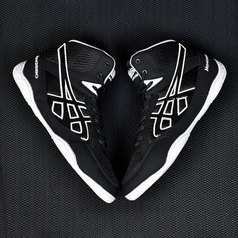 2026 Professional Boxing Shoe Competition Training Men's Wrestling Shoes Fighting Fighting Sanda Weightlifting Squat Shoes