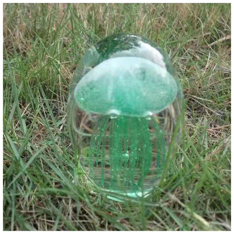 Minimalist Luminous Jellyfish Glass Ornaments