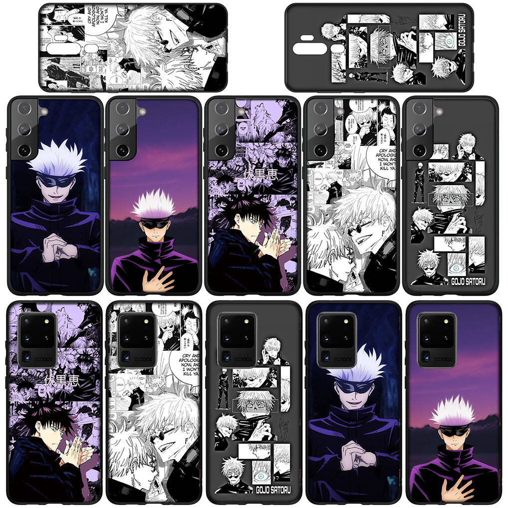 for iPhone 17 16 15 Xiaomi Poco F7 F8 X7 X6 C85 C75 C71 M8 Redmi Note 14 13 12 11 Pro Max 14C 13C A3 A4 Phone Case Jujutsu Kaisen Gojo Satoru Cartoon