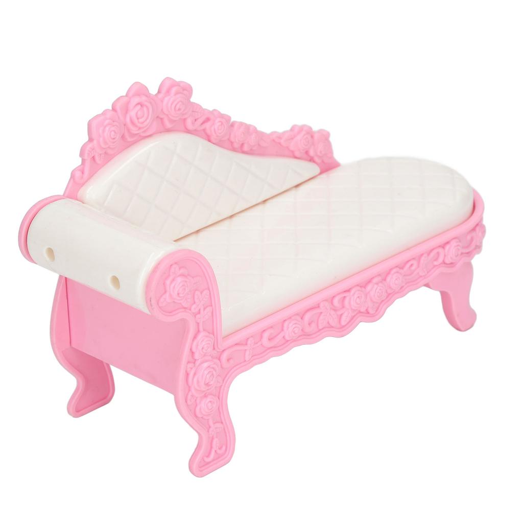 1:12 Scale Dollhouse Sofa Miniature Decor Simulation Dollhouse Furniture Sofa for Living Room