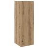 Wall Mounted TV Cabinet Set 6 pcs Artisan Oak Wood Based Material