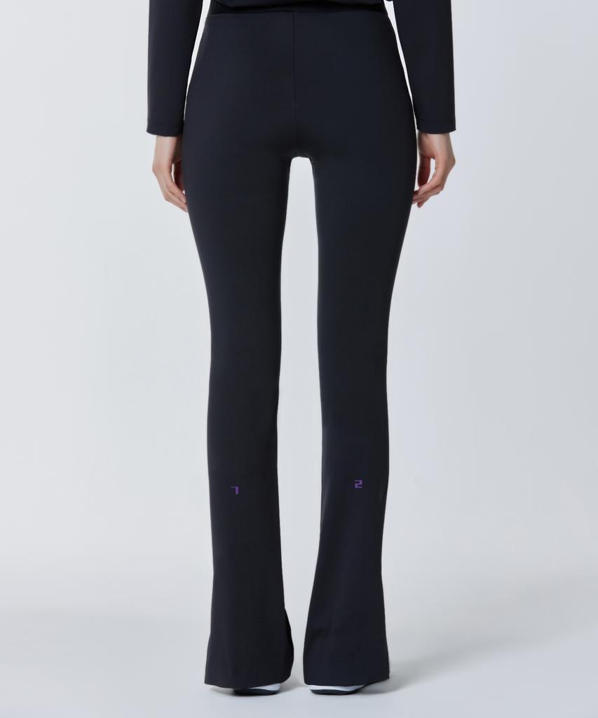 CHILLSEABEE [Fler]Mini Flare Leggings With Zip At Hem.