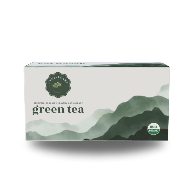 Baidyanath Asli Ayurved Ayurvedant Herbal Green Tea - 25 Tea Bags, 50 Grams