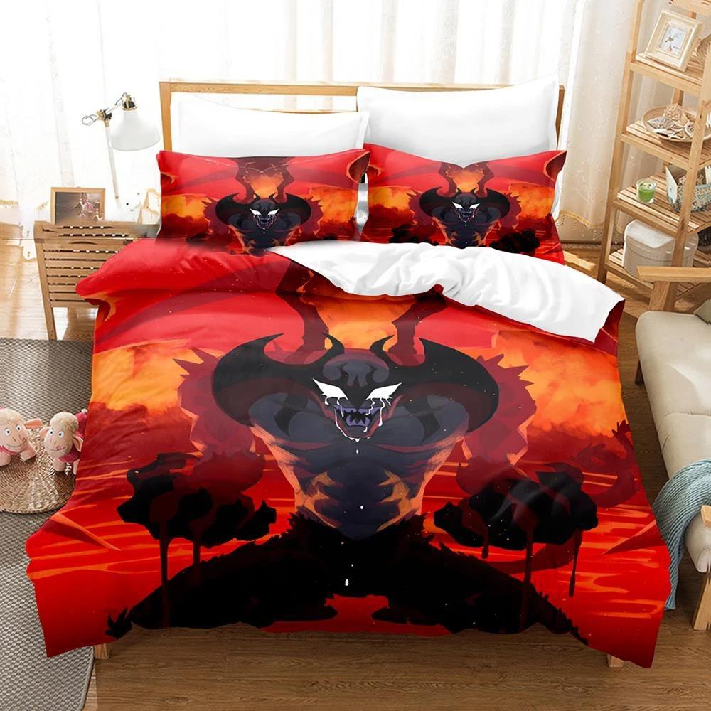 Devilman Crybaby Bedding Set Boys Girls Twin Queen Size Duvet Cover Pillowcase Bed Kids Adult Fashion Home Textileextile