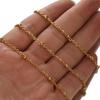 2 Meters Stainless Steel Cable Link Clip Beads Chains for DIY Necklace Making Chokers Findings Bracelet Components Body Chains