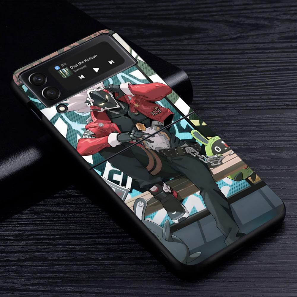 Billy the Kid Zenless Zone Zero Case for Samsung Galaxy Z Flip4 Flip3 5G Hard Phone Shell Z Flip 4 3 Black Zflip4 Zflip3 Cover