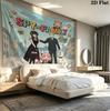 Spy Family Wall Tapestry Aesthetic Wall Hanging Printed Fabric Blanket Decorative Tapestries For Bedroom Living Room Home Decor