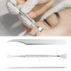 Double Head Blackhead Remover Comedone Removal Stainless Steel Blemish Extractor Tool Whitehead Popping Zit Pimple Popper Tool