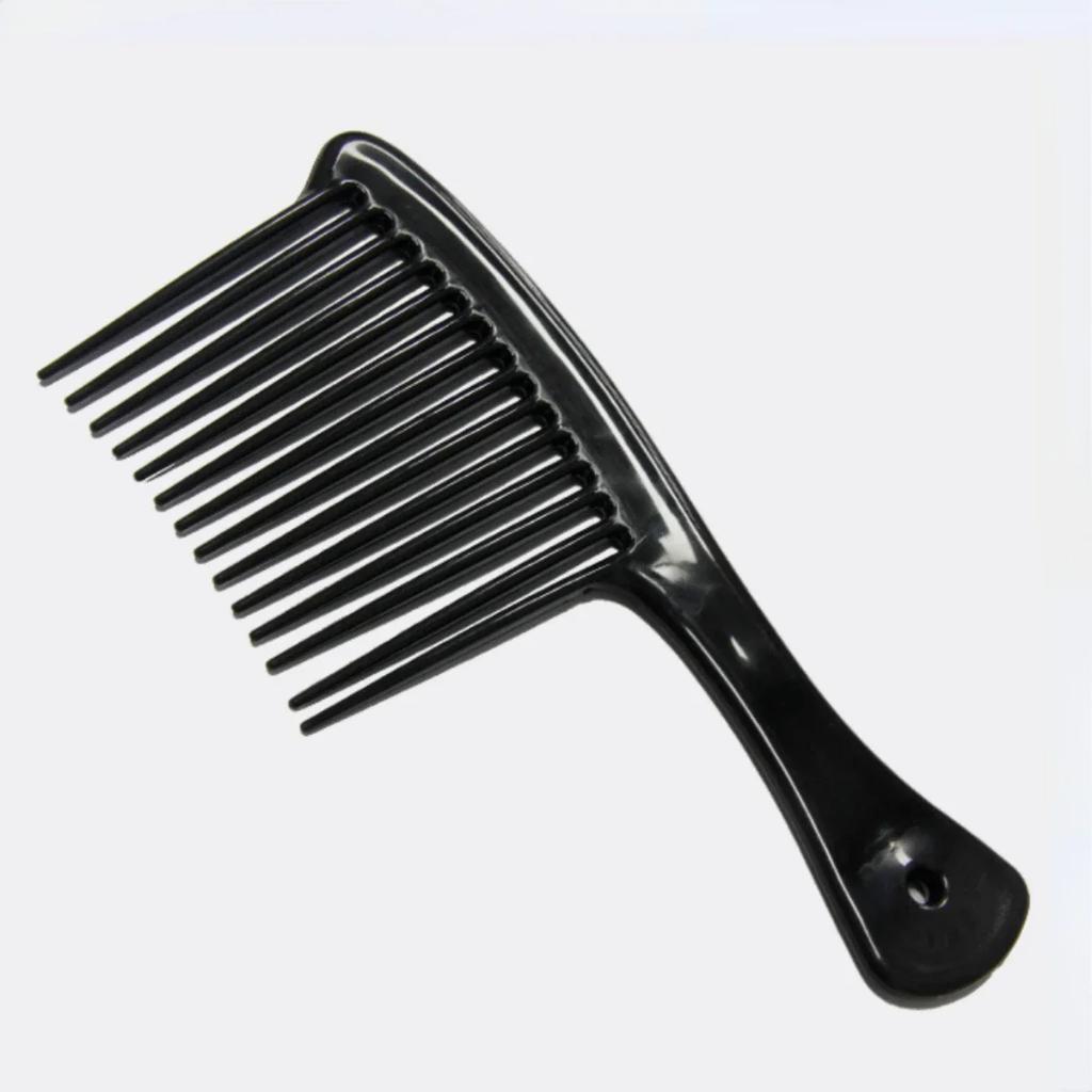 Wide Tooth Smooth Hairdressing Comb Big Size Wet Long Curly Hairbrush Salon Detangling Hair Styling Tools Coarse Wide Spikes