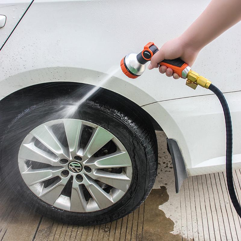 Magisk infällbar trädgårdsslang & Vattenpistol med sprinkler